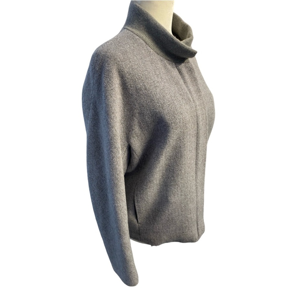 Izzat Baba Elegant Women's Gray Lightweight Coat Pit 21 L23 - Picture 6 of 15